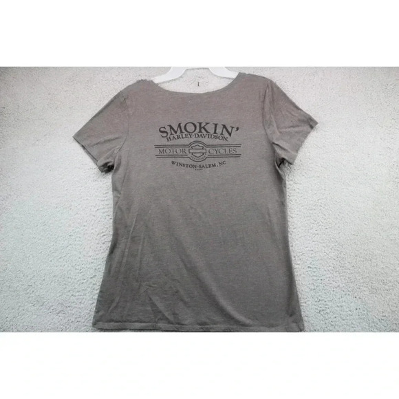 Harley-Davidson Women's T-Shirt-Size Large-Cut-Cotton Blend - Picture 8 of 8